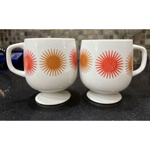 Holt Howard Other - Holt Howard Atomic Sun Coffee Cup 1966 #7782 Mid Century set of 2